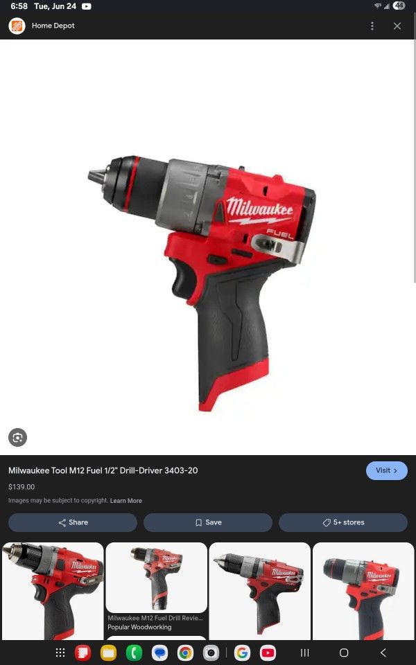 Brand New Milwaukee Mini Drill