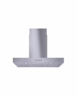 Vissani Lora 30 in. 350 CFM Convertible T-Shape Wall Mount Range Hood in Stainless Steel with Charcoal Filters and LED Lighting