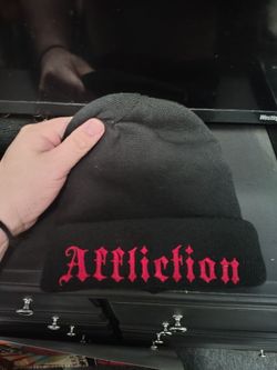 Brand new black Affliction beanie