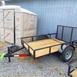 New 5x8 HD Utility Trailers