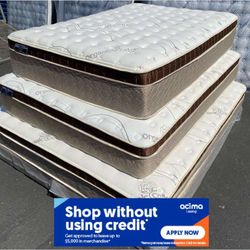 King Organic Cloud Edition Europillow Top 12inch Mattress!