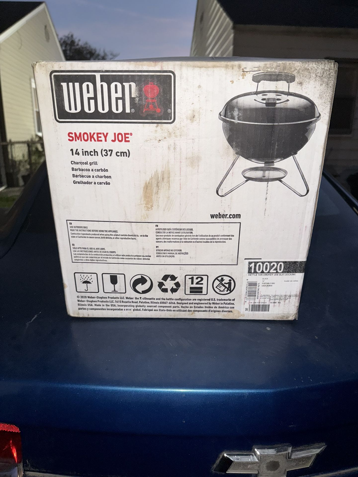 Weber Smokey Joe 14-Inch Charcoal Grill