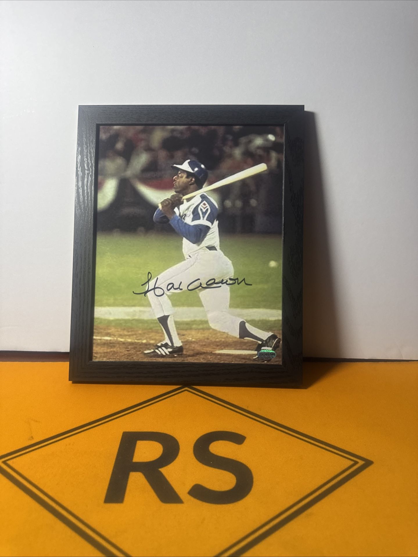 Hank Aaron Braves Baseball Signed Photo 10" x 8" COA