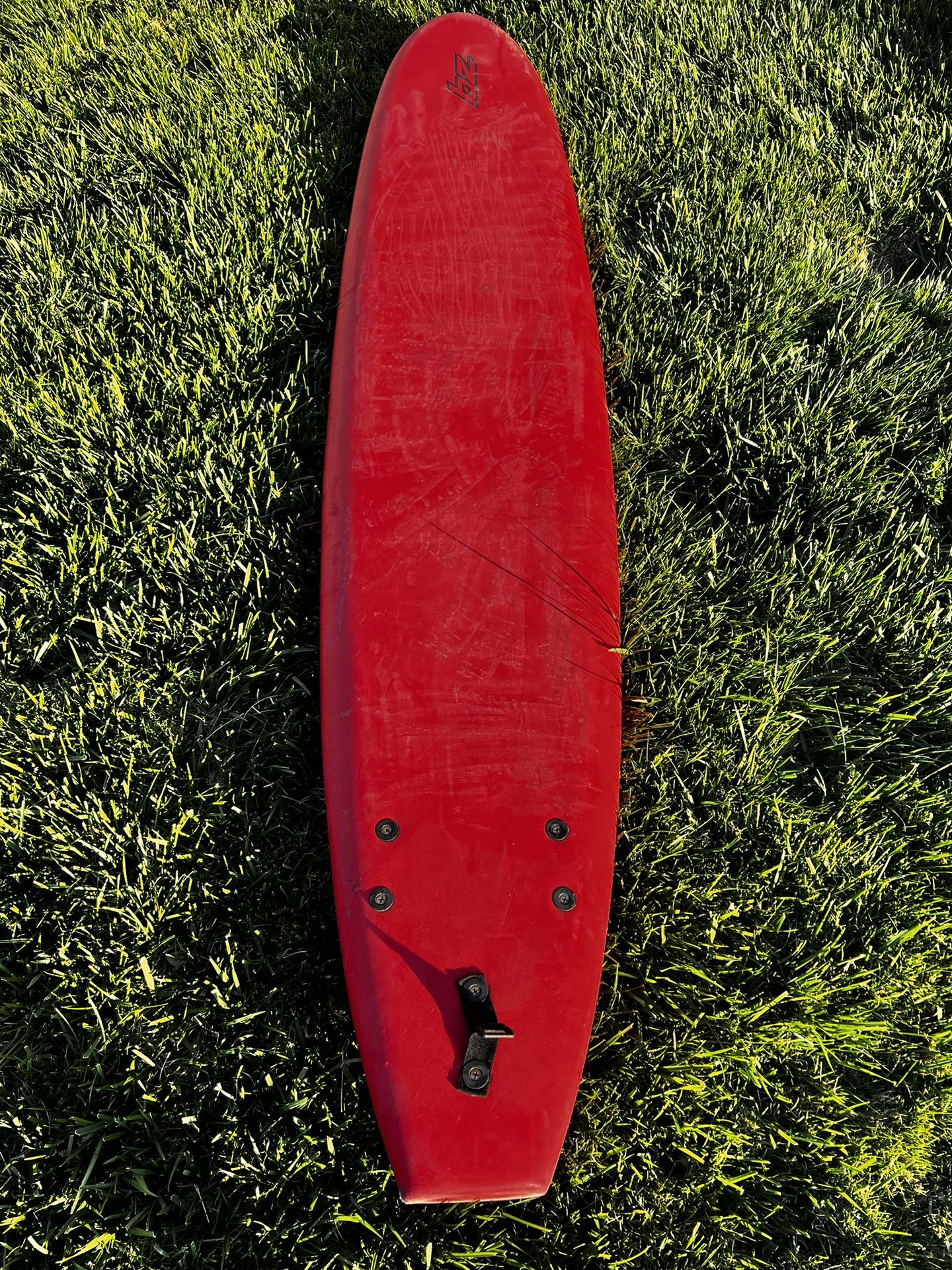 BZ Red Soft Top Surfboard 9ft