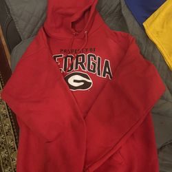 GA Dogs Hoodie Like New Medium