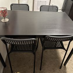 Small Black Table 