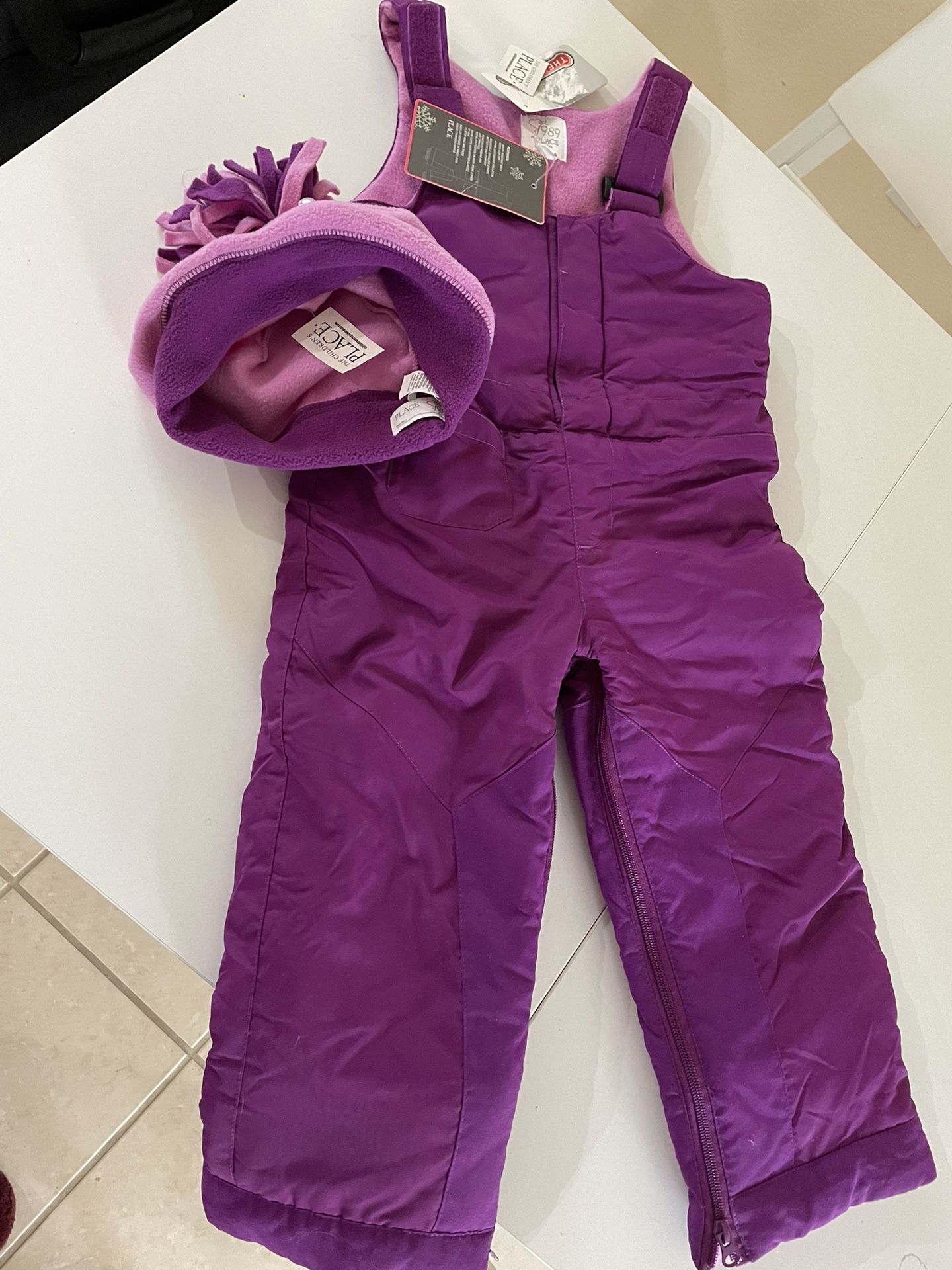 Ski /snow Pants And Hat/beanie