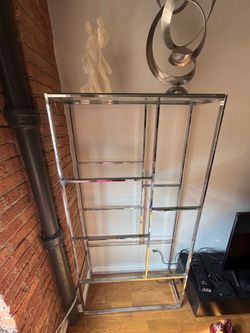 Tall Glass Shelf