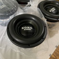 New 12” Kong Audio 3000w Max Power Dual Voice Coil Subwoofer  $250 Each 