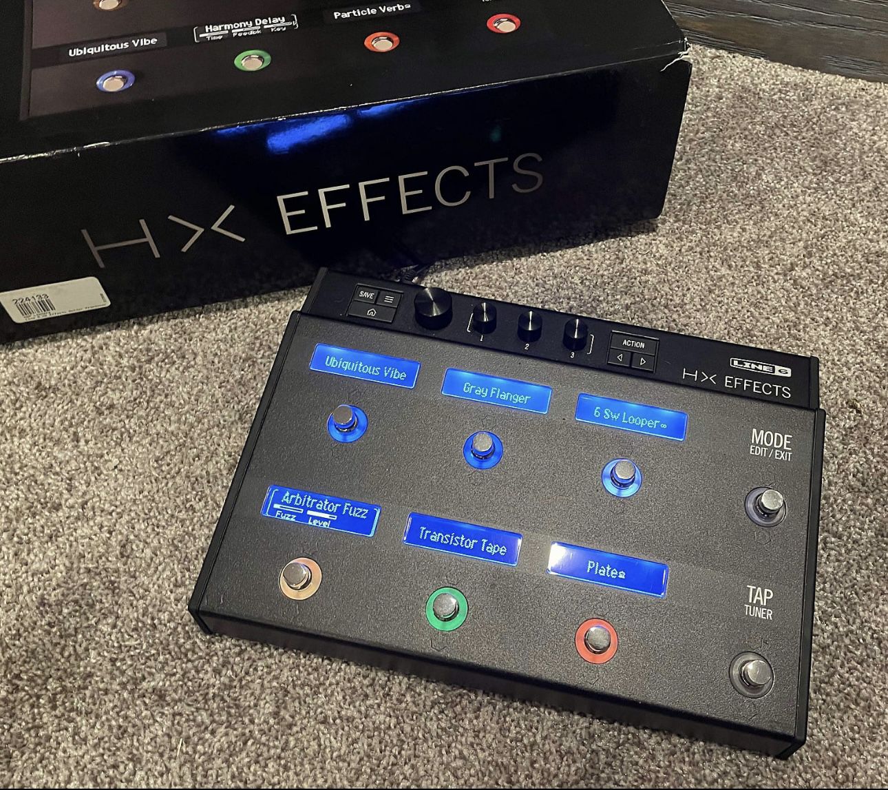 Line 6 HX Effects Pedal. 
