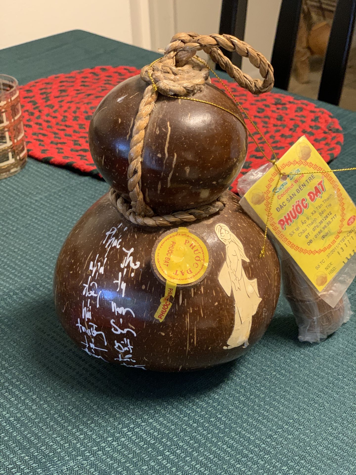 Coconut Wine Bottle 
