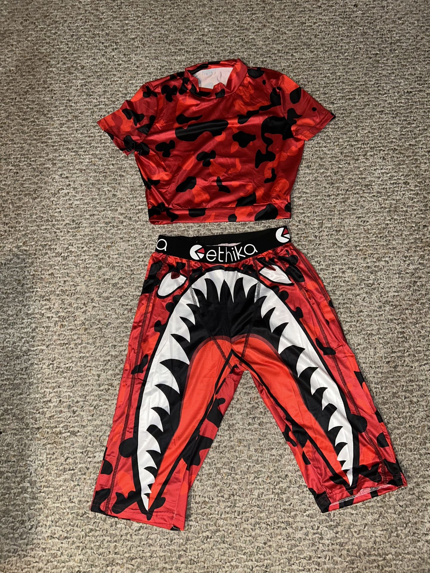 Red Ethika body suit