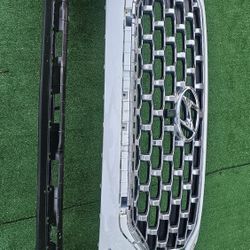 2021-2022-2023 Hyundai Santa Fe Upper And Lower Bumper And Grille 