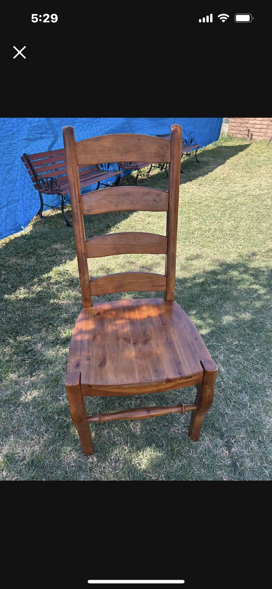 Heavy Duty Wood Chair