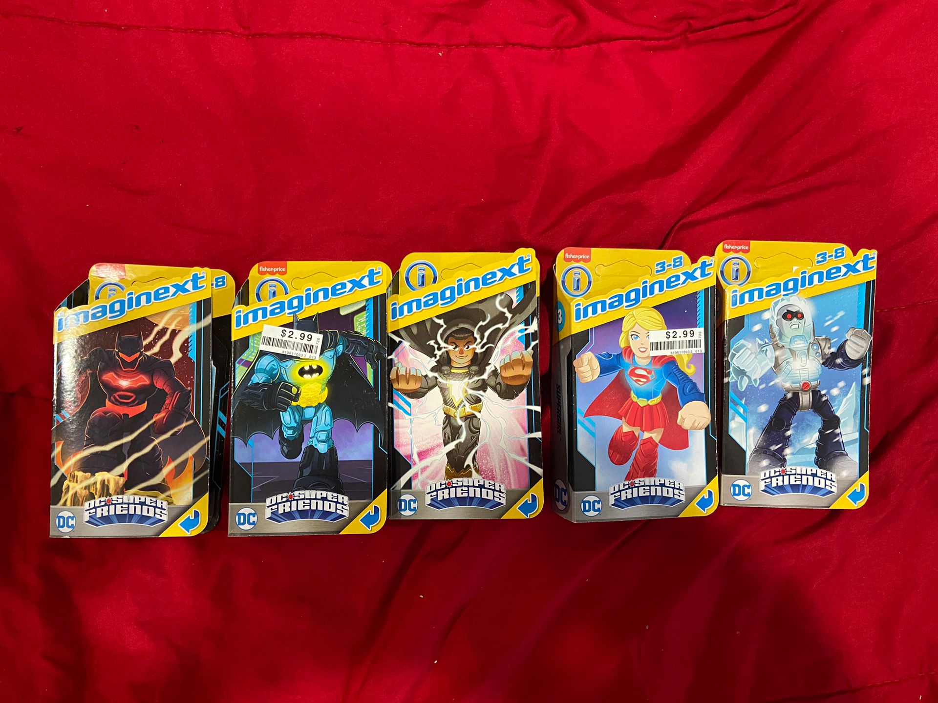 Imaginext DC Super Friends Figure Lot Bat-Tech Batman Supergirl Black Adam NEW