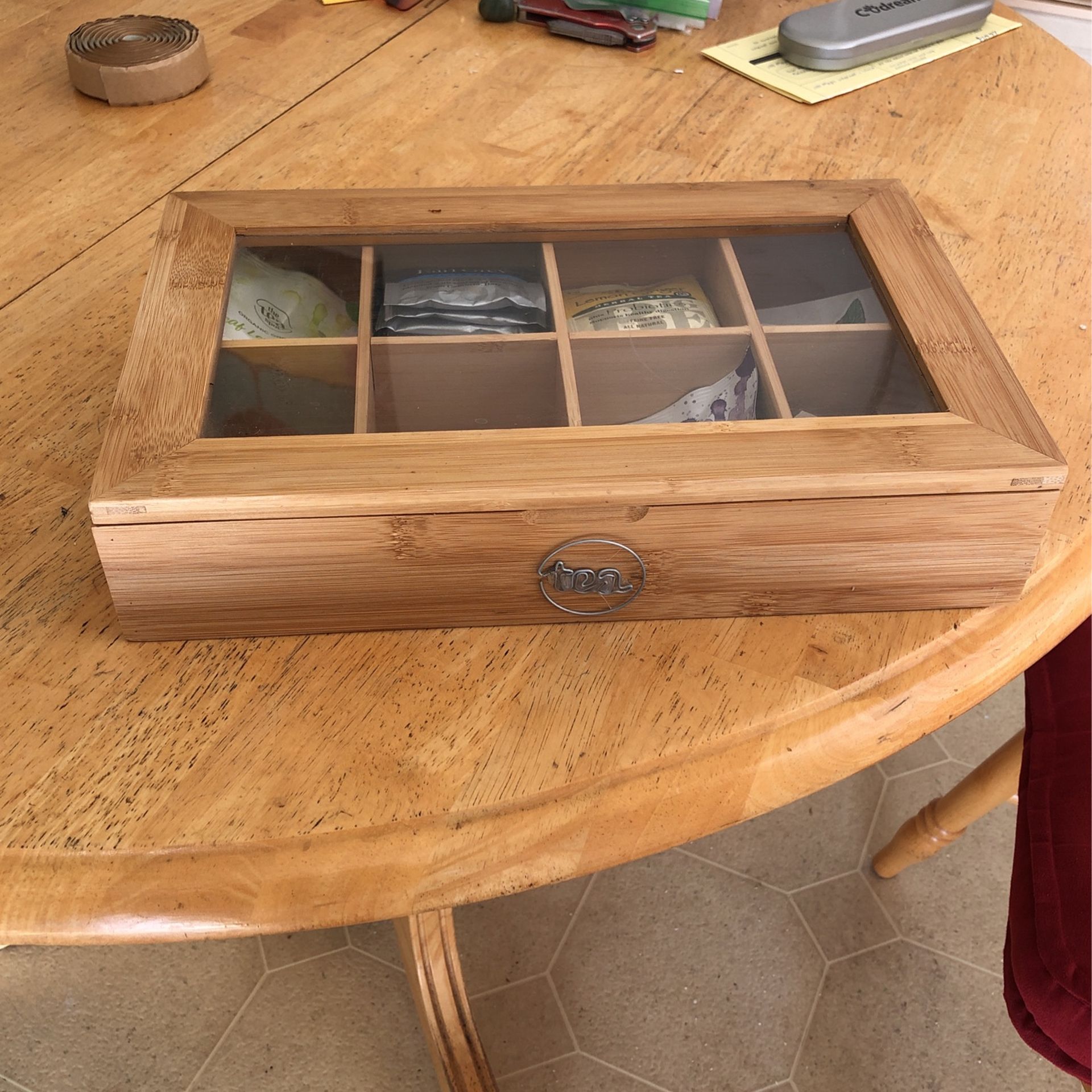 Tea Or Spice Organizer Box