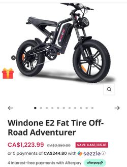 WINDONE E2 E-Bike