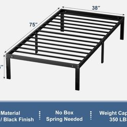 Twin Size Bed Frame (No Box Spring Needed!)