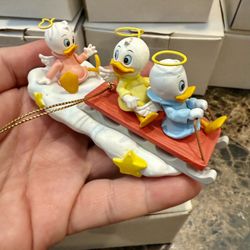 VTG Disney Christmas Magic 26231 Huey, Dewey, & Louie Christmas Holiday Ornament
