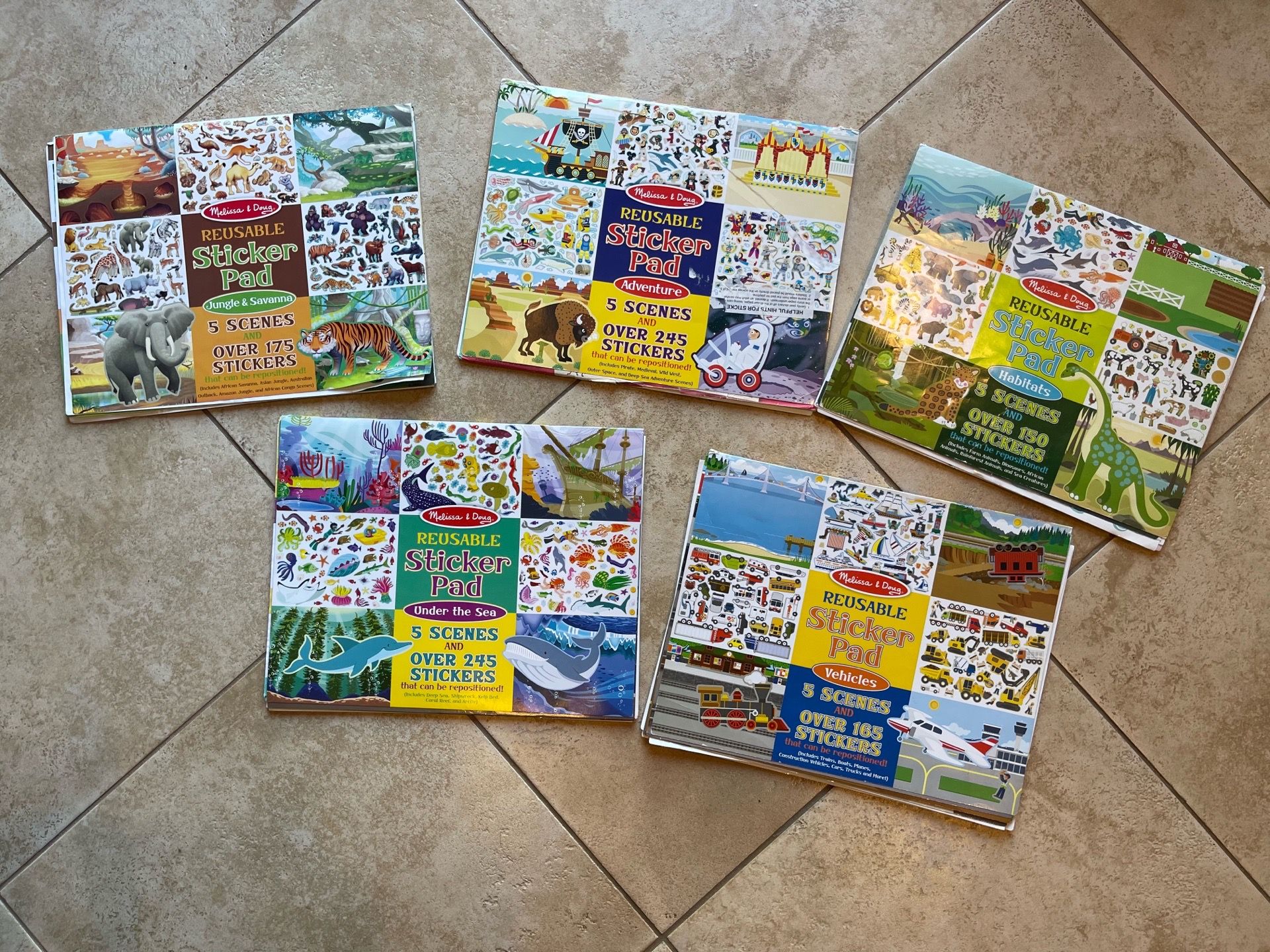 Melissa and Doug Reusable Sticker Books