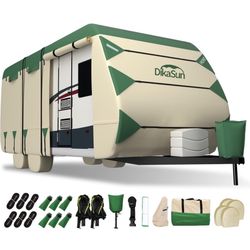 Travel trailer RV cover 27-30 feet.