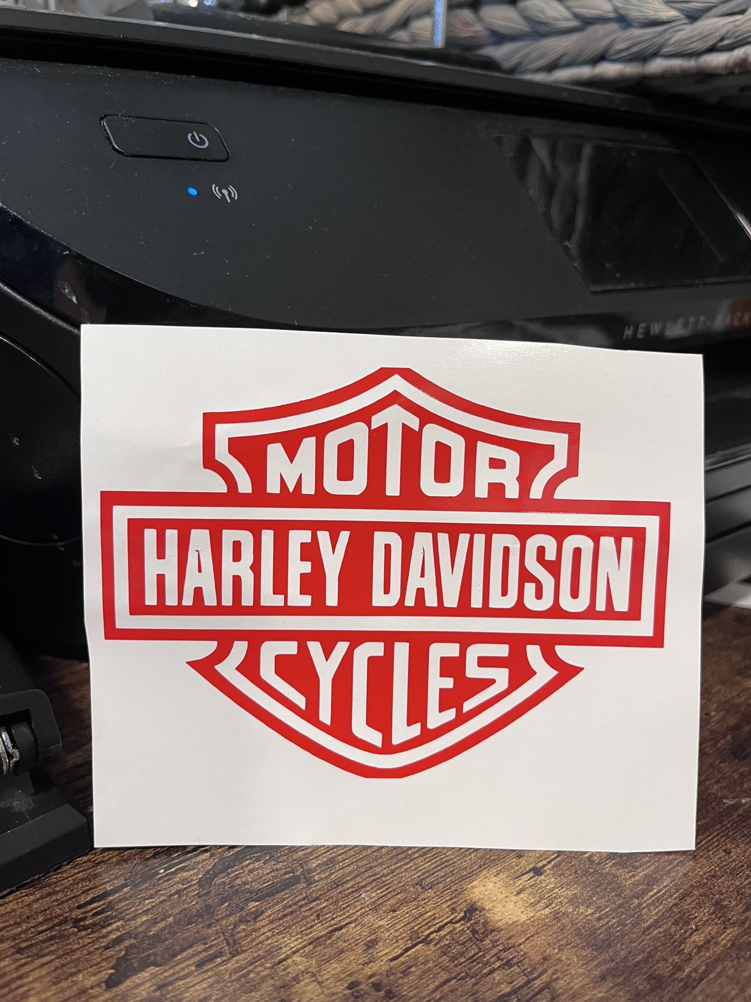 2pcs - Harley Davidson 3.50" X 3.50" Sticker Outdoor/Indoor Use