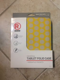 Tablet Folio Case fits most 7-8”