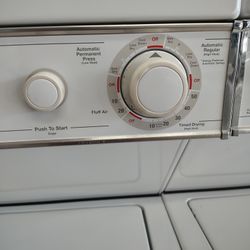 Whirlpool Stackable Electric 220v Washer Dryer Heavy Duty In Excellent Working Condition 