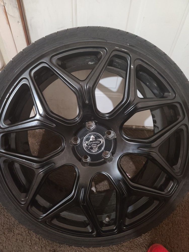 20 inch Versante alloy matt black rims