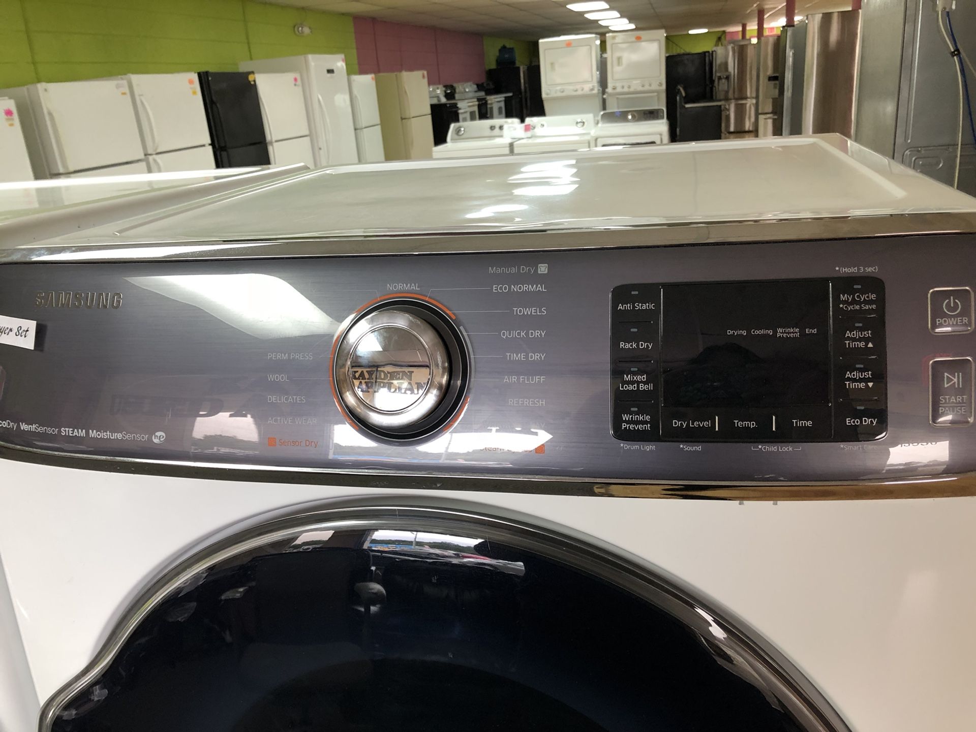 Samsung Large Capacity Washer and Dryer Set