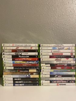 XBOX 360 GAME LOT