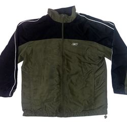 Vintage Olive Reebok Jacket/Fleece 