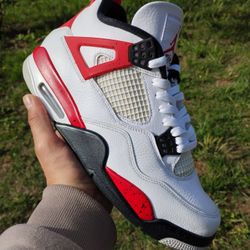 Red Cement Jordan 4's Men's Size 10