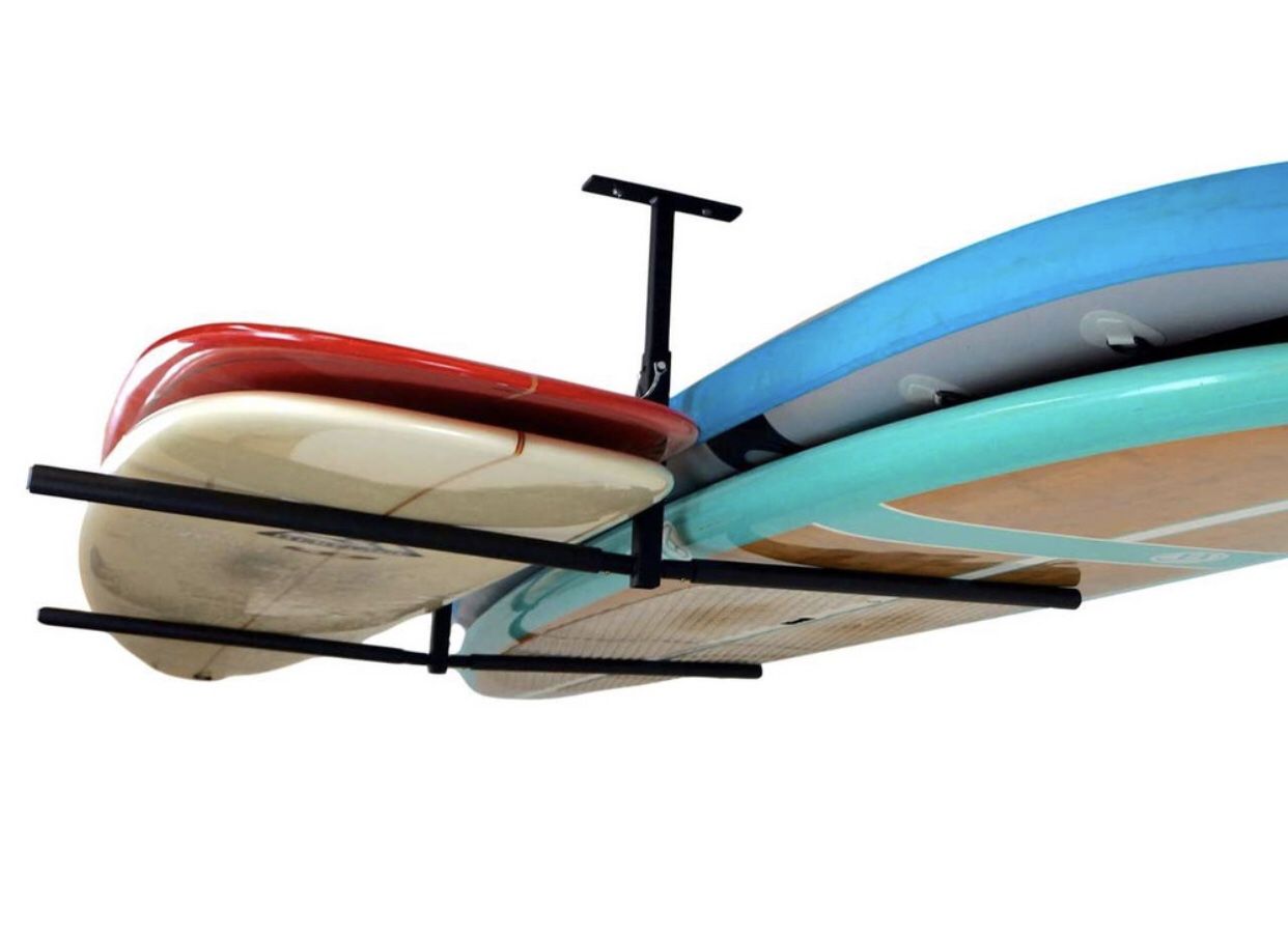 Surf Rack - Paddle Board - Overhead SUP & Surf Ceiling Rack - Extra Large