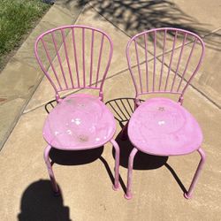 Kids Pink Chairs 