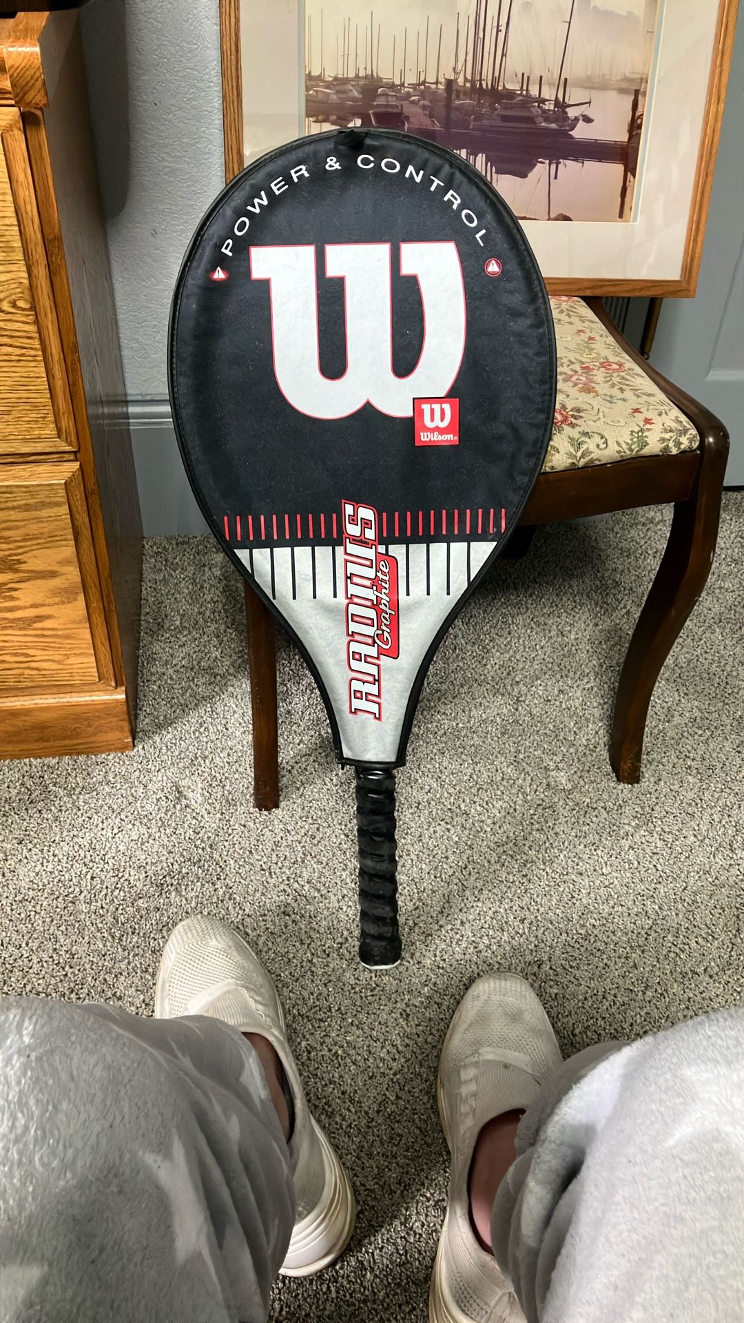 Tennis Racquet With Cover