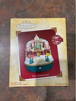 Hallmark keepsake city sidewalks