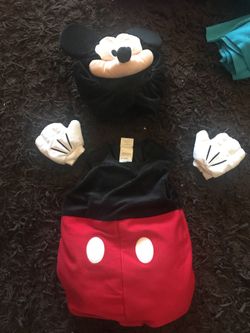 Disney store Mickey Mouse costume