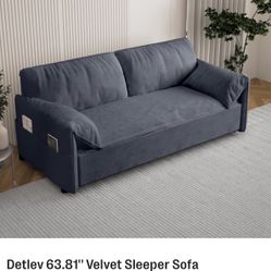 Velvet Sofa Bed