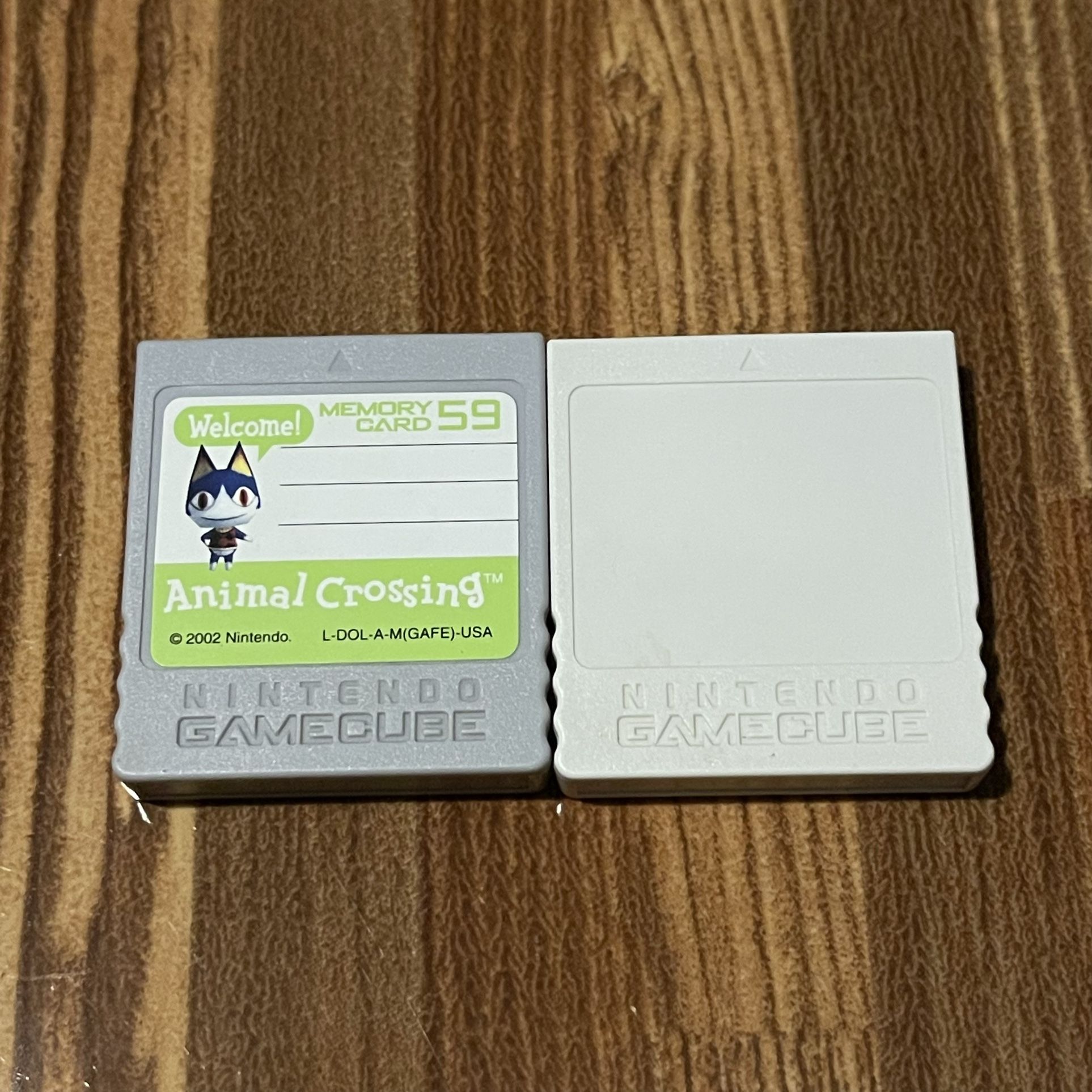 Nintendo Gamecube Animal Crossing Memory Card (59 DOL-008) Tested OEM Orginal Authentic