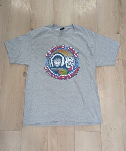 Mens Hanes Beefy Tee Eskimo Joe's 32nd Anniversary Sweet Home Oklahoma Gray Sz L