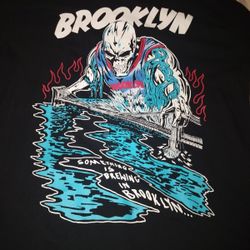 Warren Lotas "something Brewing In Brooklyn"  Brooklyn Nets  T