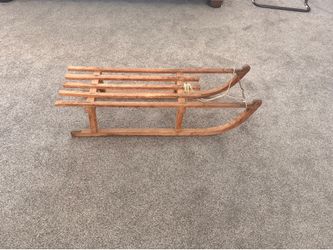 DAVOS WOODEN SLED