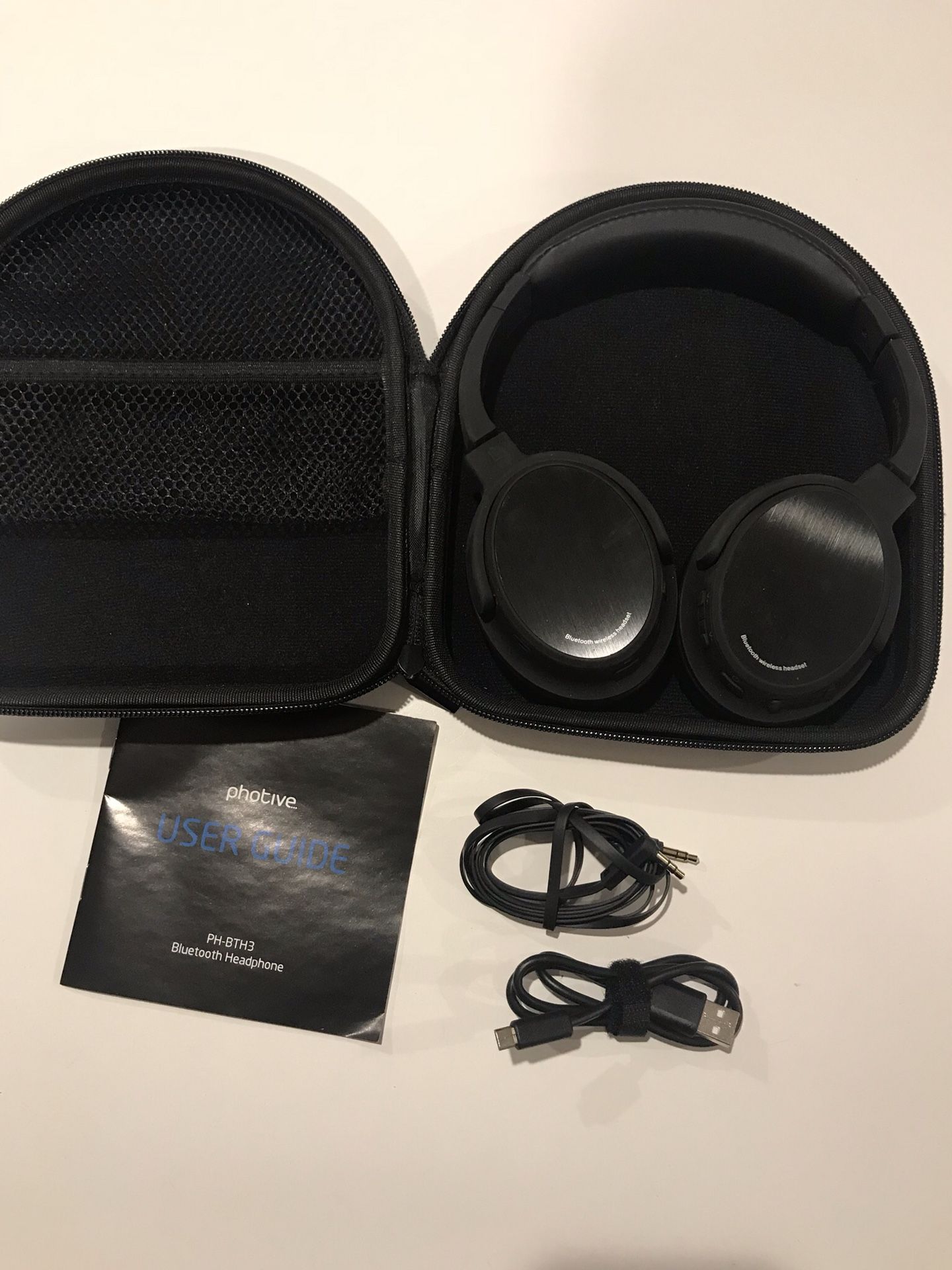 Photive BTH3 Wireless Bluetooth Headphones