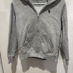 U.S. Polo Assn. Little & Big Boys Embroidered Fleece Zipper Hoodie size Large