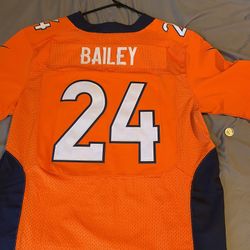 Denver Broncos Champ Bailey Orange NFL Jersey