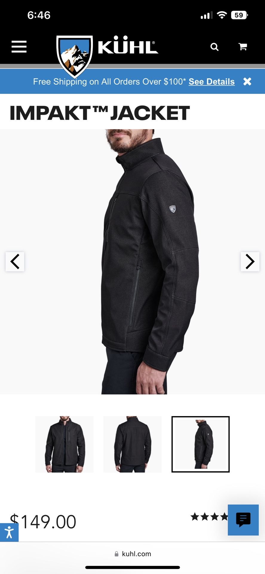 Kuhl Impakt Men’s Jacket XL