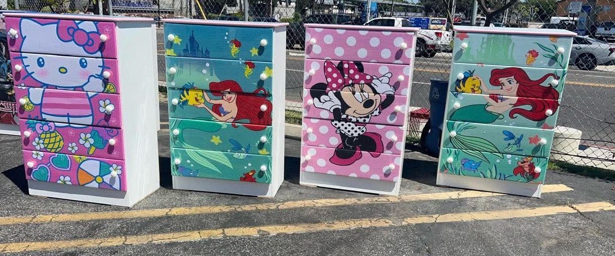 5 Drawer Character dressers (( limited edition each