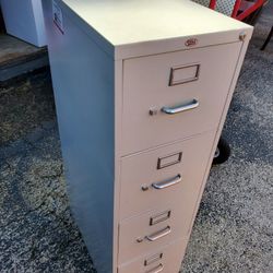 Vertical File Cabinet - Letter, 4 Drawer