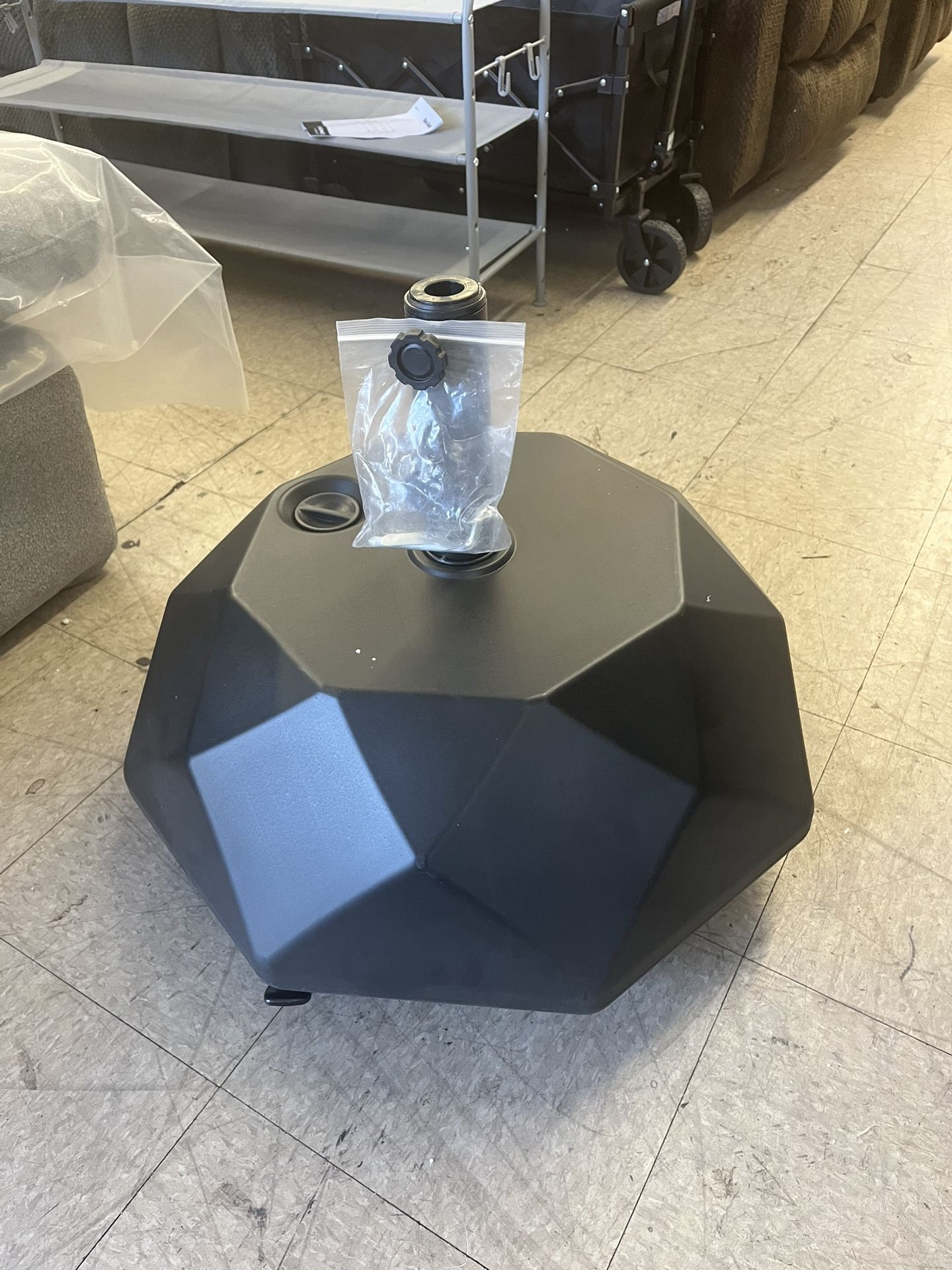 HOMSHADE H16 Patio Umbrella Stand Base with 5 Wheels